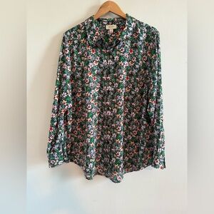 Rails Women's Floral Button-Down Shirt - Green Multi